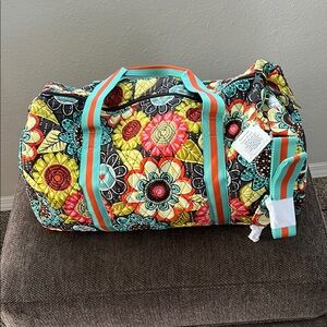 Vera Bradley Round Duffel Quilted